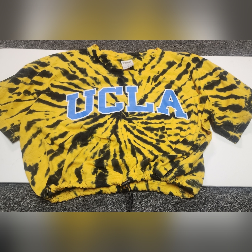 Pink Victoria's Secret UCLA Tie Dye Top